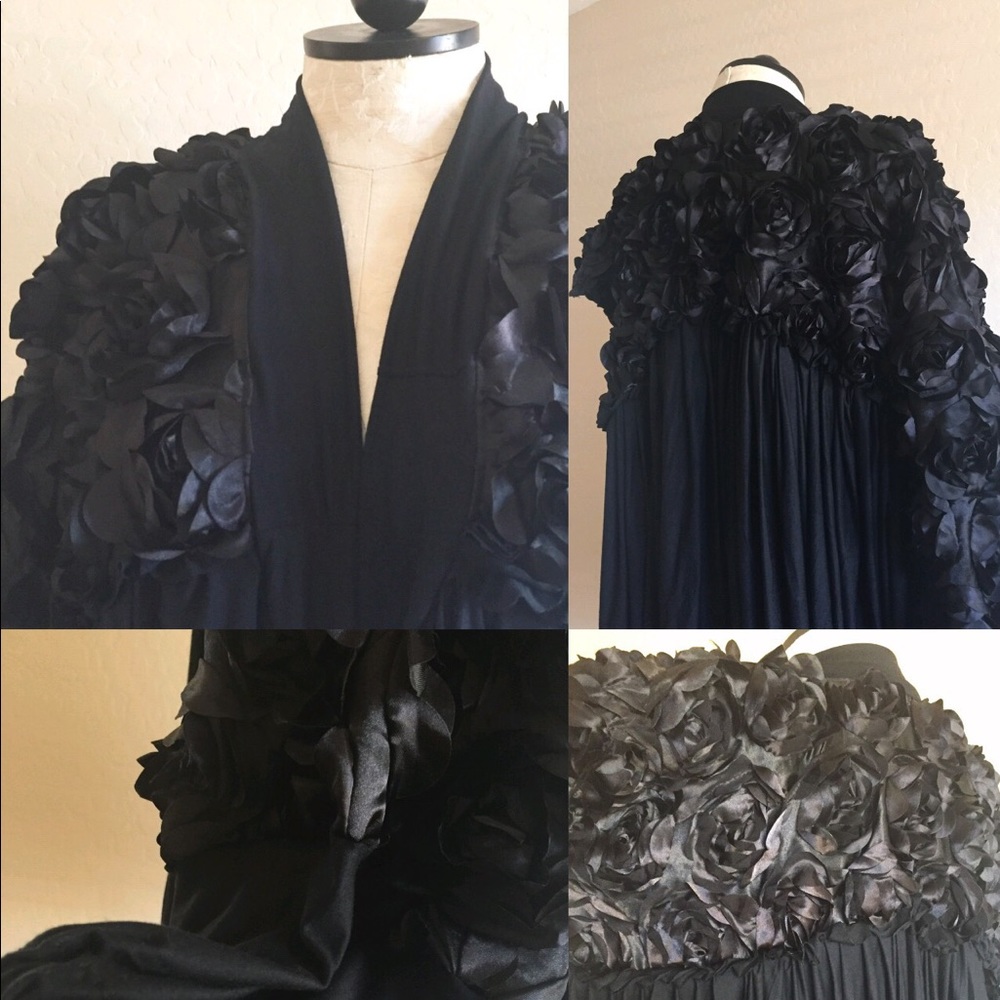 Black wrap top plussize